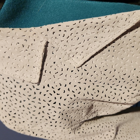 Light gray, suede jacket 3/4 sleeve - Picture 3 of 11